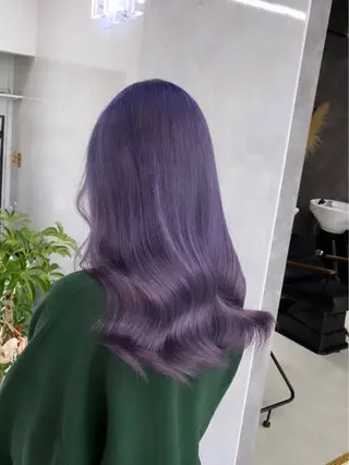 ロング カラー パーマ ヘアアレンジ メンズ SALOWIN所属・ハイトーン美容師 MASATOのヘアスタイル