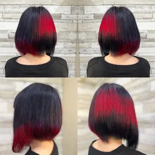 ミディアム カラー "PEPPU "所属・🌈推し色派手髪 ハイトーンShinのヘアスタイル