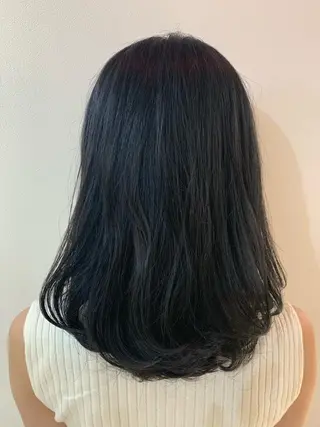 ミディアム カラー なりたいが叶う ながしまじゅんきのヘアスタイル