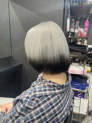 ショート ハイトーン🫧/エク HANSON🌙のヘアスタイル