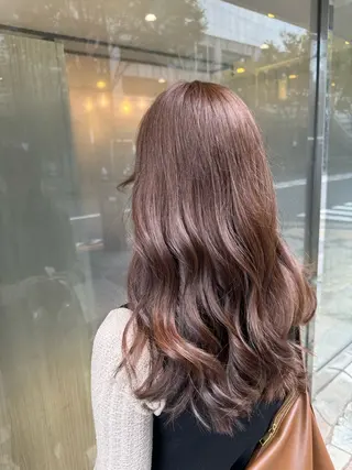 セミロング カラー 髪質改善/ ストレート/佐藤健人のヘアスタイル