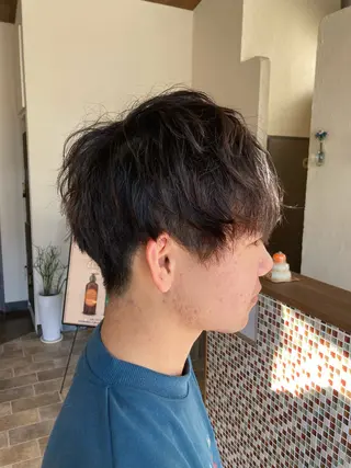 パーマ 加藤 泰地のヘアスタイル