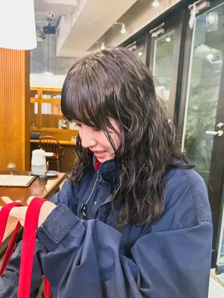 ロング カラー パーマ 🌿ボブ パーマ高橋啓太🌿のヘアスタイル