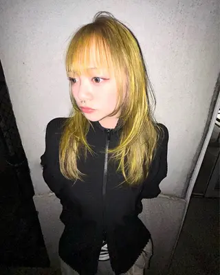 ロング カラー CACHÉ所属・大阪/堀江/ いわもと　りゅうやのヘアスタイル