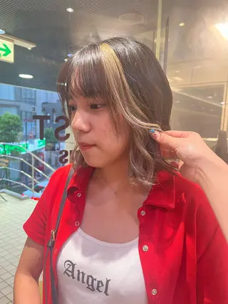 ロング カラー 似合わせカットカラー 🤍🎀honokaのヘアスタイル