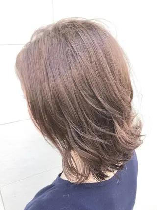 ミディアム カラー 田中 アキオのヘアスタイル