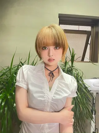 ショート ヘアアレンジ 艶髪/トリートメント ⭐️KIRARI⭐️のヘアスタイル