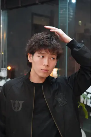 ショート パーマ メンズ IRIE HAIR DESIGN所属・ホンマハルヤ/ パーマ・カラーのヘアスタイル