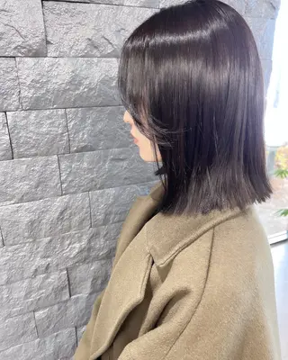 ミディアム カラー たかはし まいのヘアスタイル