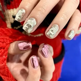 ネイル 0203ムニムサン 💙Sayakaのネイルデザイン