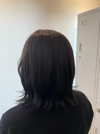 ミディアム カラー みやした もあのヘアスタイル