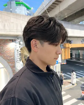 ショート 梅田/パーマ特化/ メンズパーマ/一色翔のヘアスタイル