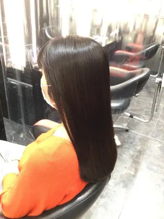 ロング カラー Annon プライベートサロンのヘアスタイル