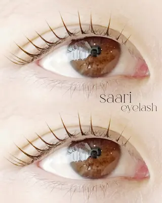 マツエク・マツパ saari eye lash staffのマツエク・マツパデザイン