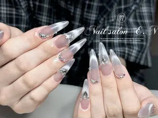 ネイル E.N🦋 長さ出し/持ち込みのネイルデザイン