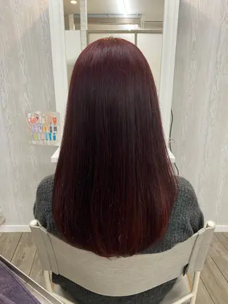 ロング カラー THETAふじみ野 野宮のヘアスタイル