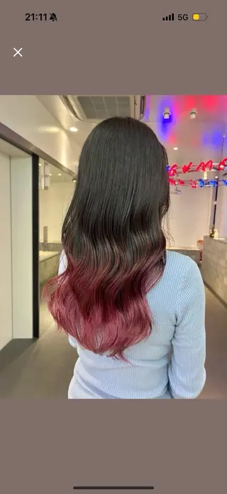 カラー AYUMI/ブリーチ モデル募集中🌻🐝のヘアスタイル