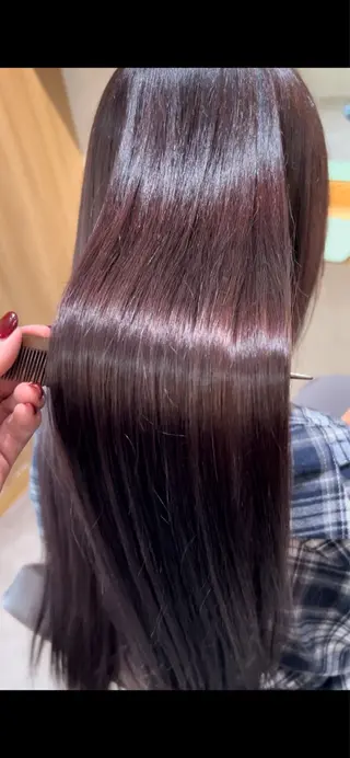 ロング カラー 長濱 奏のヘアスタイル