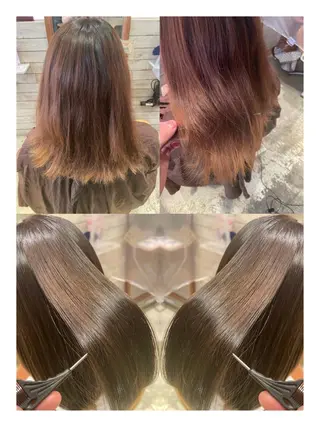 ミディアム Emerge武蔵小杉所属・/本物の髪質改善/ 古川新のヘアスタイル