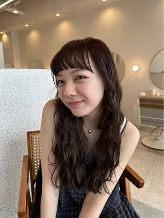 ロング 松井 雅のヘアスタイル