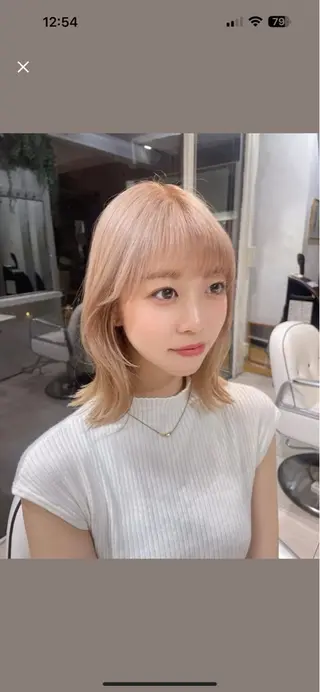 ミディアム カラー 似合わせショート /なおき/表参道のヘアスタイル