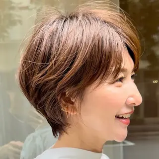 ショート カラー 銀座/ショート特化/ 似合わせカット/といのヘアスタイル