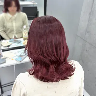 セミロング カラー ʜᴀʀᴜᴋᴀ♱メンズ ウルフ/ブリーチのヘアスタイル