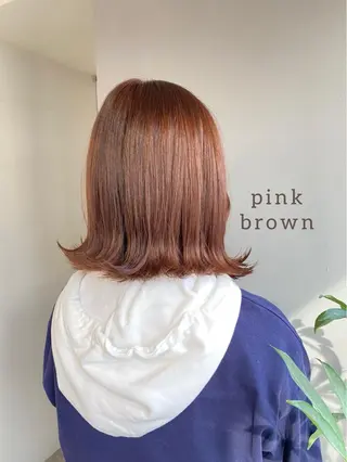 ミディアム カラー ヘアアレンジ ボブ /ニュアンス/ satomi🧸💖のヘアスタイル