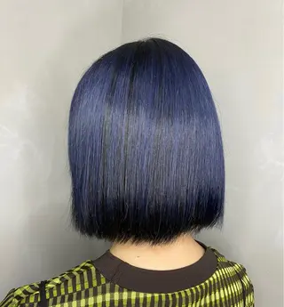 セミロング カラー メンズカット/パーマ 艶カラーTAIGA︎のヘアスタイル