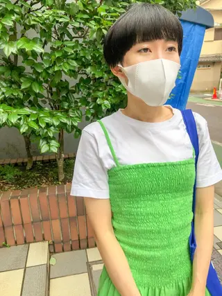 ショート 長井 美佳のヘアスタイル