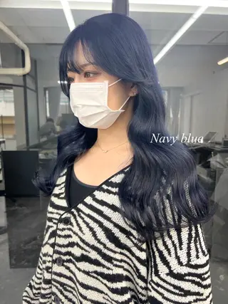 ロング カラー シールエクステ特化 ハイトーン、NANAのヘアスタイル