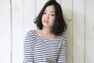 ミディアム TAKU 小顔カット 大人女性💇専門のヘアスタイル