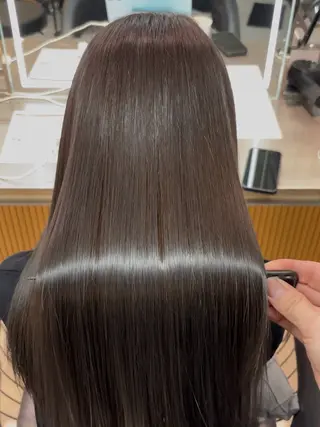 ロング カラー パーマ 【博多髪質改善】 吉村　清志のヘアスタイル