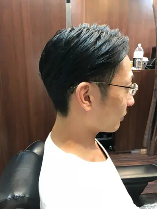 ショート パーマ メンズ HIRO GINZA BARBER SHOP 大阪所属・木村 りきのヘアスタイル