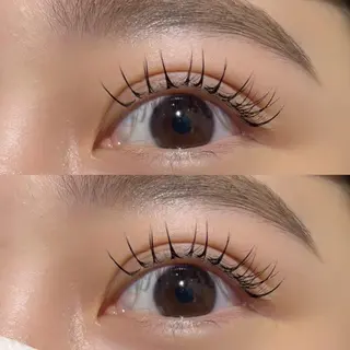 マツエク・マツパ 最高級人毛 100%エクステ茉央のヘアスタイル