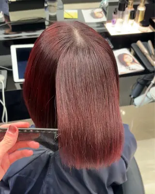 カラー こせ 煌星のヘアスタイル