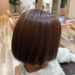 ミディアム カラー 小西 七菜子のヘアスタイル