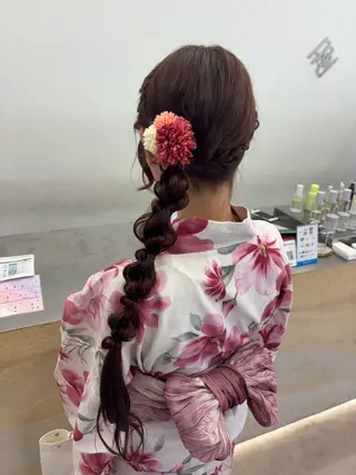 ロング リン🔔ボブ cut ベージュカラー🤎のヘアスタイル