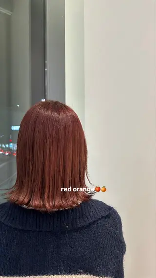 ミディアム カラー 小谷 歩花のヘアスタイル