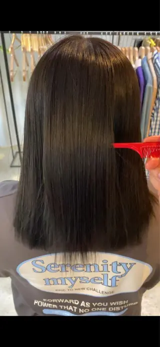 セミロング LATTE  渋谷所属・♡レイヤーカット れお♡のヘアスタイル