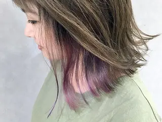 ミディアム カラー nubes所属・🌟高田 聖菜🌟のヘアスタイル