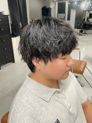 パーマ メンズ メンズモテパーマ💙 fuwaのヘアスタイル