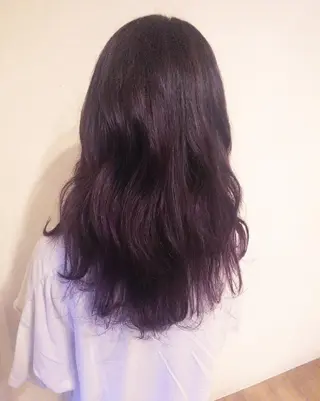 ロング カラー JIL BLAN 京都所属・RU RIのヘアスタイル