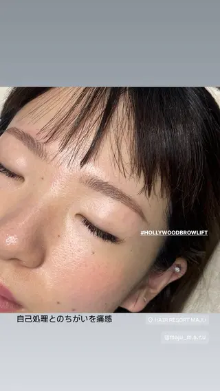 アイブロウ 北山／ボブ／レイヤー /maru☺︎のヘアスタイル