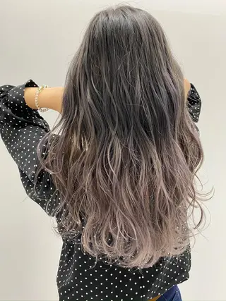 ロング カラー パーマ ヘアアレンジ メンズ キッズ ネイル マツエク・マツパ hair  mode RITZ所属・★ 里奈★のヘアスタイル