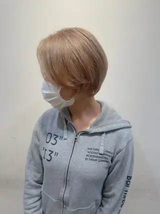 ショート 💎巻ける縮毛矯正/ 艶髪💎石渕智也のヘアスタイル