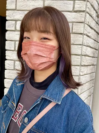 セミロング カラー カラー/レイヤー/ 髪質改善/PAAQのヘアスタイル