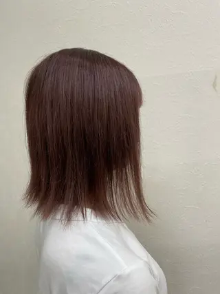 セミロング 足利/透明感カラー/ GRACE/りおのヘアスタイル