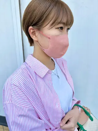 ショート W所属・小林 朋花のヘアスタイル