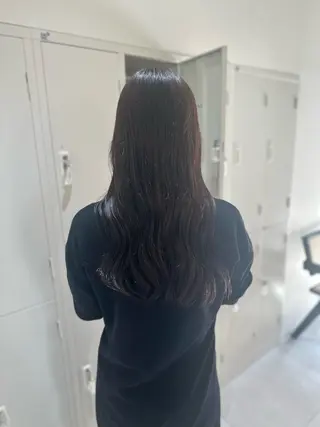 ロング 信太 佑茄のヘアスタイル